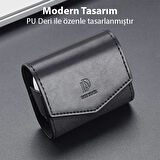 Dux Ducis Mix Series Apple Airpods 3 için Premium Mıknatıslı Deri Kılıf-(5775)