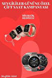 Sevgiliye Özel Yeni Nesil Akıllı Saat Çiftlere Özel Kampanya Çift Saatleri