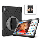 İpad Pro 11 İnch (2021-2020-2018)3 Katmanlı Standlı Zırh Kılıf-(5775)
