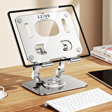 Ally H07 Katalanabilir Alüminyum Tablet ve Telefon Tutucu Standı-(5775)