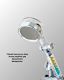 Sağanak Yağmur Etkili El Duşu – Start Stop Tuşlu Su Tasarruflu