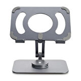 Ally L08 360 Derece Dönebilen Masaüstü Metal Tablet Standı-(5775)