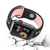 Ally Apple İWatch 44mm 360 Koruma Ultra Slim Silikon Kılıf-(5775)