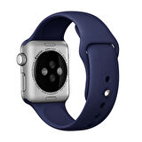 Ally Apple Watch 7-8 41mm 6-5-4- 40mm Silikon Kordon Kayış 3-2-1 38mm-(5775)