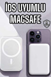 5000 Mah İOS Uyumlu Magsafe Kablosuz Şarj Hızlı Şarj Desteği