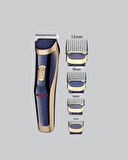 Profesyonel Şarjlı Saç ve Sakal Kesme Makinesi – Unisex 12 mm Ayarlanabilir Ba?