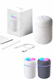 Humidifier LED Işıklı Mini Ortam Oda Kokusu Aromaterapi Buhardanlık