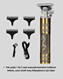 Profesyonel Çizik Tıraş Makinesi – T Çelik Bıçaklı 120 Dakika Şarjlı Kull