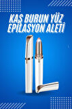 Tüy Kıl Alma Kaş Bıyık Unisex Yüz Bakım Epilasyon Aleti Pilli