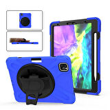 iPad Pro11 (2021-2020-2018) Kılıf Shockproof 3 Katmanlı Standlı Zırh Kılıf Ka