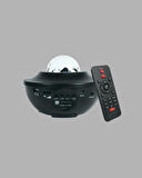 Yıldızlı Projektör Galaxy Efektli Ayarlanabilir Renkli Atmosfer Lambası