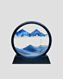 Zarif Cam Kum Saati – Ofis Ev ve Raf Dekoru için Estetik Tasarım