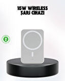 iPhone Serileri ile Uyumlu MagSafe Manyetik Araç Telefon Tutucu ve Şarj Cihazı