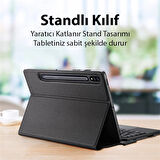 Dux Ducis SM Galaxy Tab S8/S7 Bluetooth Klavye Touchpad Kılıf X700-X706-T870-T875-