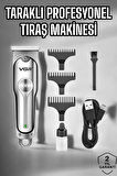 Tıraş Makinesi Paslanmaz Çelik Taraklı Güçlü Motor