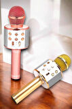 Kablosuz Bluetooth Karaoke Mikrofon USB ve AUX Girişli Yüksek Ses Kalitesi