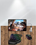 Mobil Uyumlu Klavye Mouse Seti – PUBG ve FPS Oyunları İçin 5'i 1 Arada Oyun Kit