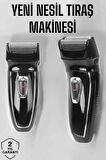 Şarjlı Paslanmaz Çelik Bıçaklı ve Kablosuz Saç Sakal Tıraş Makinesi