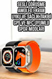 Akıllı Saat Uyku ve Spor Takibi Yeni Nesil Bluetooth Bağlantılı Amoled Ekran