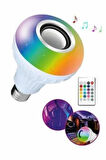 Bluetooth Hoparlör Akıllı Rgb Led Işık Renk Değiştirme Ses Bombası Ampül G?