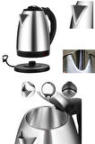 Kettle C F Tipi 220-240V Paslanmaz Çelik Elektrik Kablolu Otomatik Kapanma