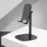 ALLY ZM-12 Metal Cep Telefonu Ve Tablet Masaüstü Tutucu Stand-(5775)