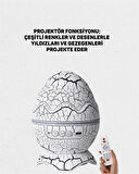 Yıldız Gökyüzü Efektli Çok Modlu Gece Işığı