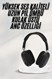 Yeni Nesil Bluetooth Kulaklık Kulak Üstü ANC Özelliği Yüksek Ses Kaliteli