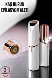 Taşınabilir ve Şık Yüz Kaş Epilatörü Hassas Ciltlere Özel