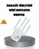 50 Cihaz Destekli 300Mbps Kablosuz Sinyal Güçlendirici RJ45 Kablolu Kullanım