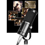 AQ210 Condenser Stüdyo Profesyonel Kayıt ve Yayın Mikrofonu Studio-(5775)
