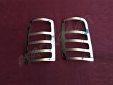 WOC Chrome Citroen Berlingo Krom Stop Çerçevesi 1996-2008 2 Parça Paslanmaz Çelik