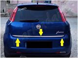 WOC Chrome Fiat Grande Punto Krom Bagaj Alt Çıta 2005 Sonrası Paslanmaz Çelik