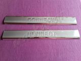 WOC Chrome Ford Connect Krom Kapı Eşiği 2002-2014 2 Parça Paslanmaz Çelik