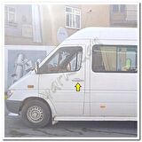 WOC Chrome Mercedes Sprinter Krom Kapı Kolu 1998-2006 4 Kapı Paslanmaz Çelik