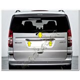 WOC Chrome Mercedes Viano Krom Bagaj Çıtası 2004-2014 Paslanmaz Çelik