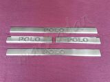 WOC Chrome VW Polo Krom Kapı Eşiği 2001-2009 4 Parça Paslanmaz Çelik