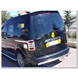 WOC Chrome VW Caddy Krom Bagaj Çıtası 2004-2010 Tek Kapı Paslanmaz Çelik