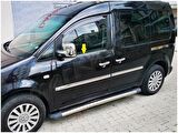 WOC Chrome VW Caddy Krom Cam Çıtası 2004-2014 4 Parça Paslanmaz Çelik