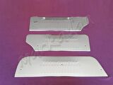 WOC Chrome VW T4 Transporter Krom Kapı Eşiği 1995-2003 3 Parça Paslanmaz Çelik