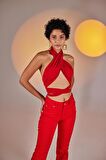 Markano Wrap Top Kırmızı