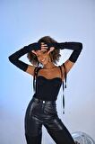 Markano Ribbon Bodysuit Siyah