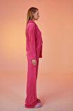 Markano Comfy Oversize Gömlek Pembe