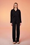 Markano Comfy Oversize Gömlek Siyah
