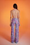 Markano Shirred Pareo Pantolon Lila