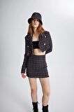 Markano Tweed Ceket Siyah