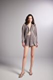 Markano Comfy Oversize Gömlek Vizon