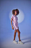 Markano Wex Tshirt Elbise Pembe