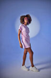 Markano Wex Tshirt Elbise Pembe
