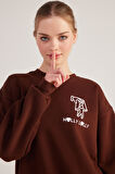 Markano Gaslighting Sweatshirt Kahve